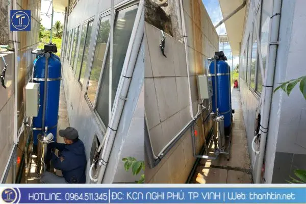 Một số hình ảnh lắp đặt hệ thống lọc nước sinh hoạt