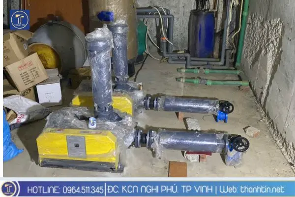 Thi công dự án nước thải Mường ThanH Cửa Lò