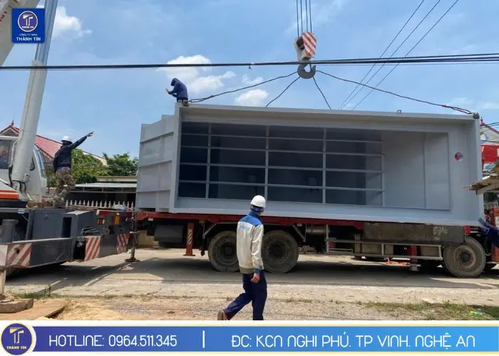 Thông tin dự án gia công bồn nước cấp tại nhà máy giấy Quảng Bình