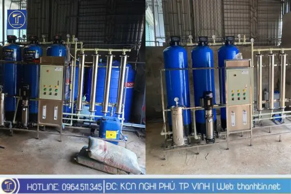 Bàn giao hệ thống lọc nước tổng công nghiệp công ty may Phú Linh