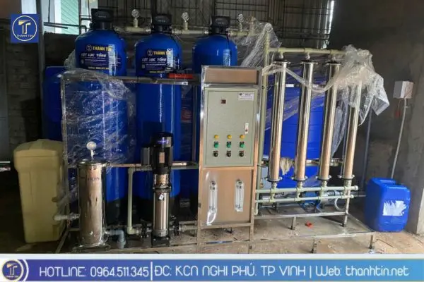 Kiểm tra hiệu chỉnh dự án lọc nước công nghiệp tại công ty Phú Linh