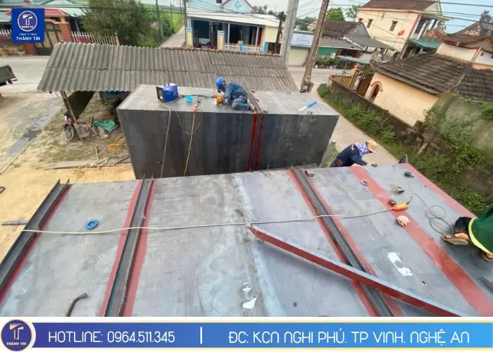 Một số hình ảnh gia công bồn nước cấp