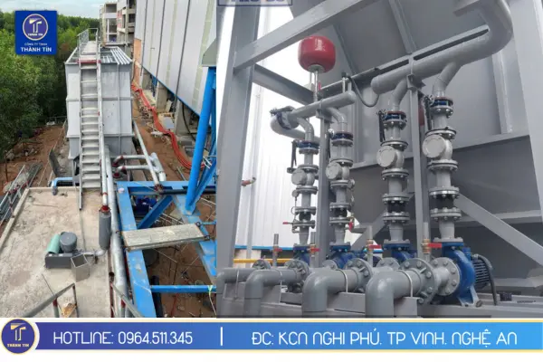 Một số hạng mục xử lý nước cấp tại nhà máy